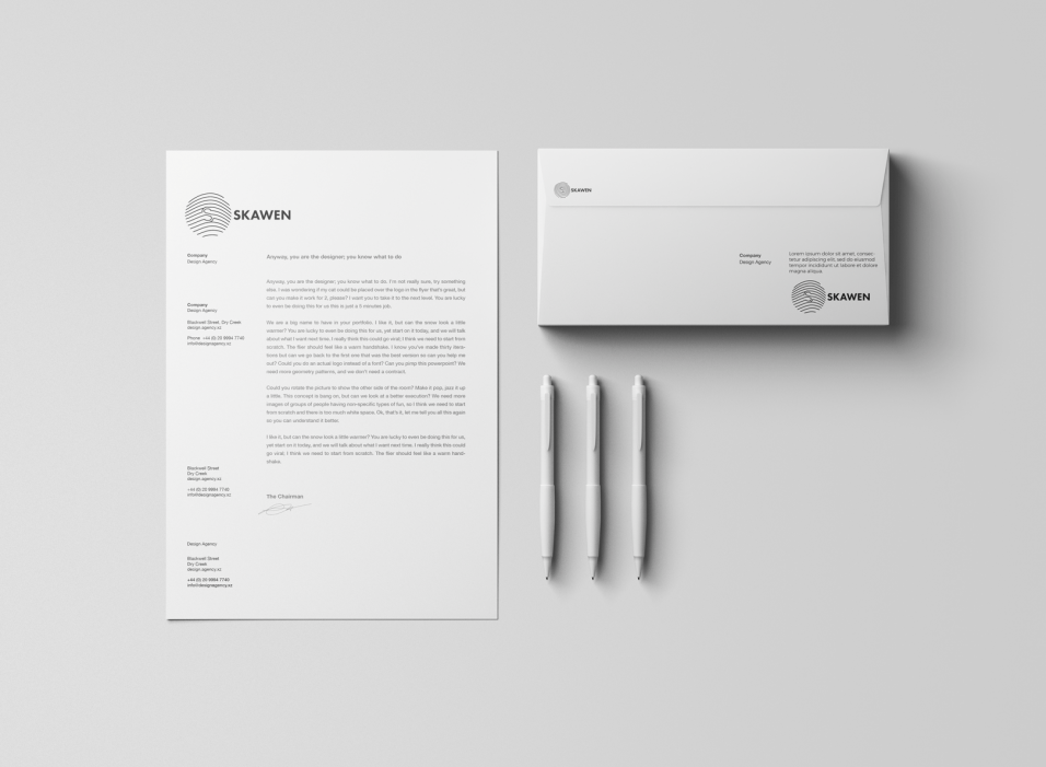 Skawen branding